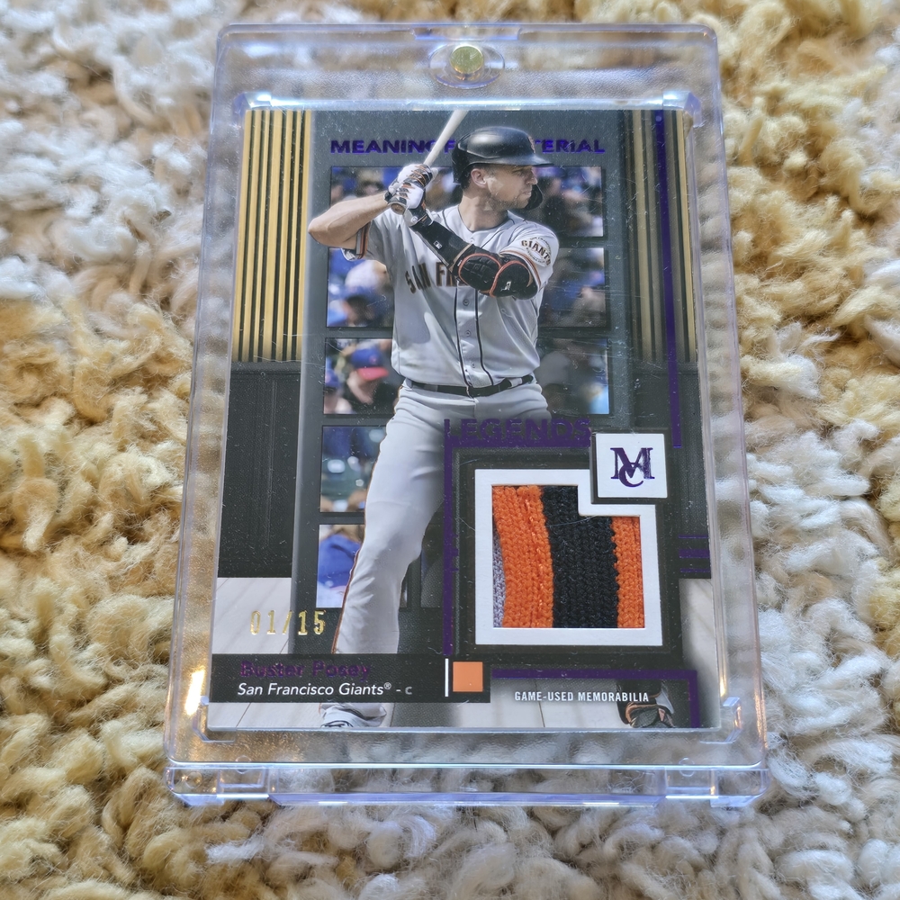 2024 Buster Posey 1/15 Patch Card